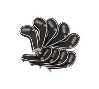 PRO-TEKT PREMIUM ZIPPED GRAPHITE FRIENDLY GOLF IRON HEAD COVERS / 5-LW