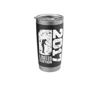 Golfers Golfplayers Vintage 2017 Birthday Golfing-Balls Golf Stainless Steel Insulated Tumbler