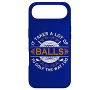 Golfers Quote It Takes A Lot of Balls To Golf Like I Do Case for iPhone Air