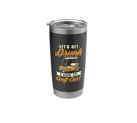Golfing Golfer Design for Golf Player - Drive The Golf Cart Stainless Steel Insulated Tumbler
