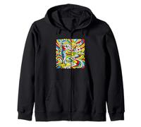 Golfing Graphic, Golf Lifestyle, Golfing Art, Golf Graphic Zip Hoodie
