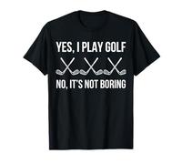 Golfing Lover Golf is Not Boring Funny Golf Player Golfer T-Shirt