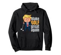 Golfing Pro-Trump - Make Golf Great Again Pullover Hoodie