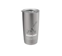 Golfing Push Cart Mafia - Golf Humor Stainless Steel Insulated Tumbler
