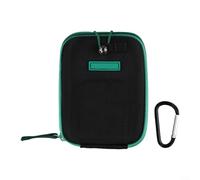 Golfing Rangefinder Carry Bag with Belt Loop Clip | Hard EVA shell, shock-proof protection, wear-resistant exterior, fits golf carts, black design