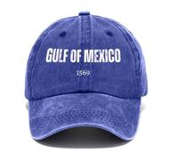 Golfo De Mexico Hat Golfo De Mexico Since 1569 and Forever Caps Mexico Baseball Caps Sapphire Blue