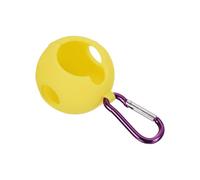 Golfs Balls Holder Clip With Hangable Metal Hook Golfs Balls Protective Silicone Sleeve Holds Single Bag