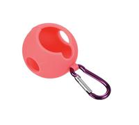 Golfs Balls Holder Clip With Hangable Metal Hook Golfs Balls Protective Silicone Sleeve Holds Single Bag