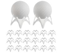 Golfs Mat Tees - 30X Golf Ball Tees, Compact Training Accessories, Lightweight Practice Tools, Sturdy Indoor Outdoor Match Play | For Home Driving Range Simulator Practices Skills Enthusiast