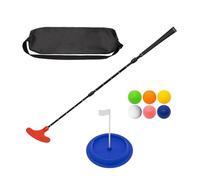 Golfs Putters Set Two Way Club with Putting Disc and Practice Ball Adjustable Length Easy to Use