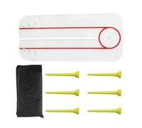 Golfs Small Putting Glasses Learning Device Teaching Equipment Acrylic Golfs Alignment Training For Beginners Putting Postures Correction Tool For Beginners