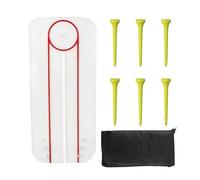 Golfs Small Putting Glasses Learning Device Teaching Equipment Acrylic Golfs Alignment Training Kits For Beginners Putting Learning Device