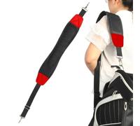 Golftaschengurte - Nylon 120X10X5Cm Verstellbar | Robust Einzelne Schultergurte mit Dick Gepolstert, Rutschfest, Ersatz für Golftaschen Zubehör, Comfortable Golfen | Black White Blue Red