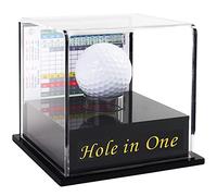 Golfwings Golf Ball Display Case Showcase Collection Stand for First Par Birdie Eagle Hole-in-one （Hole-in-one）