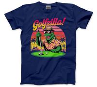 Golfzilla Golf - Mens T-Shirt - Golfer Golfing Birthday Christmas 3XL Navy