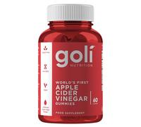 Goli Nutrition Apple Cider Vinegar Gummy Vitamins (1 Pack, 60 Count, Gelatin-Free, Gluten-Free, Vegan & Non-GMO Made with Essential Vitamins B9 & B12)