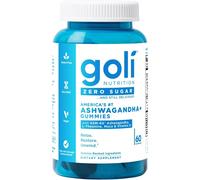 Goli Zero Sugar Ashwagandha & Vitamin D, Maca, L-Theanine Gummies, No Artificial Sweeteners, No Sugar Alcohols. Mixed Berry, KSM-66, Vegan, Plant Based, Non-GMO, Gluten-Free & Gelatin Free, 60 Gummies