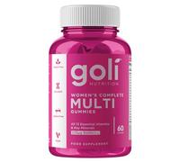 Goli Women's Complete Multivitamin Gummies | 60 Vegan Gummies | Biotin, Vitamins A, C, D, E, B12, Folate & More | Hair, Skin, Nails, Immune & Energy Support | Gluten-Free | Berry Flavour
