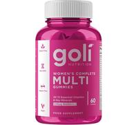 Goli Women's Complete Multivitamin Gummies | Biotin, Vitamins A, C, D, E, B12, Folate & More | Hair, Skin, Nails, Immune & Energy Support | Gluten-Free | 60 Gummies