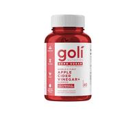 Goli Zero Sugar Apple Cider Vinegar Gummies - Vitamin B12, Live Bacteria to Address Bloating. No Artificial Sweeteners or Sugar Alcohols. Vegan, Non-GMO, Gluten-Free & Gelatin Free, 60 Gummies