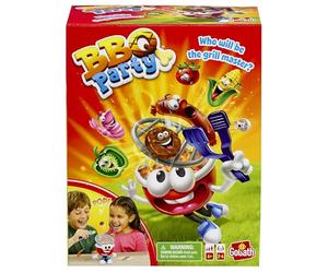 Goliath Games: BBQ Party - Who Will Be the Grill Master? | Kids Action Board Game | For 2-4 Players Ages 4+, Red