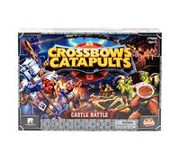 Goliath Games: Crossbows & Catapults - Castle Battle | Legendary Builds & Epic Destruction! | Retro Strategy Board Game | For 2 Players Ages 7+