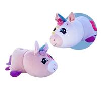 Goliath Games Flip-a-Zoo Mushmillows: Unicorn | The Toy that Flips For You! | 2-in-1 Super Squeezable, Squashy Pals | 15-inch Reversible Plush