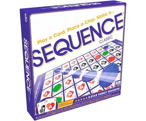 Goliath Games Sequence | Five-in-a-row Fun for Everyone! | Family Strategy Game | For 2 or More Players, Ages 7+, White