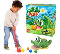 Goliath Games - Mini Golf Game - Gator Golf - Play-at-Home Interactive, 2-4 Players, Ages 3+