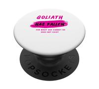 Goliath Has Fallen - NSPPD Morning prayer PopSockets Adhesive PopGrip