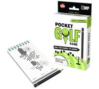 Goliath Pocket Golf Portable Roll & Write Travel Game | Solo or 2 Player Travel Game, Screen-Free Fun Games, 3 Unique 18-Hole Courses