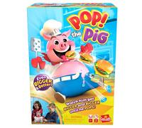 Goliath Pop The Pig - Bigger & Better - Belly-Busting Fun as You Feed Him Burgers and Watch His Belly Grow, Multi Color