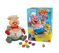 Goliath Pop The Pig (Bigger & Better) w/Greedy Granny Old Maid Card Game, Multi Color