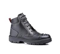 GOLIATH | SDR10CSI SAFETY ANKLE BOOT | Size (11), Black Leather, Steel Toecap, Heat Resistant