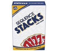 Goliath. Sequence Stacks. Card Game. Strategy Game. 2 to 6 Players. Ages 7 and Above, Red