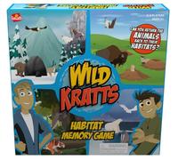 Goliath Wild Kratts Habitat Memory Game - Classic Memory Gameplay with Creative Storytelling - Learn Animal Facts While You Play, Ages 5 and Up, 2-4 Players