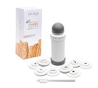 GOLIBER Churro Maker Machine - 8 Different Nozzle for Churros Maker Machine - Churreras para Churros and Cheese Straw Press - Easy Handle Churro Piping Tip (Gray)