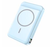 golioklsy for Magsafe Portable Charger,10000mAh Power Bank with Type-C 20W PD Fast Charging, Lightweight and Slim, LED Display for Magsafe Battery Pack for iPhone 16/15/14/13/12, Blue