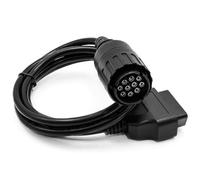 Goliton OBD2 Diagnostic Cable 10 Pin Replacement for BMW ICOM D Module OBD Cable 10 Pin Compatible with BMW Motorcycles Diagnostic Tools
