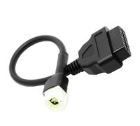 Goliton OBD2 OBDII 4 Pin Plug Diagnosotic Cable Adaptor Compatible with Honda Motorbike Motorcycle