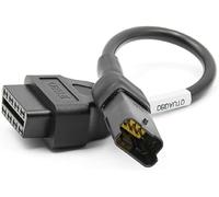 Goliton OBD2 OBDII Diagnostic Cable Adaptor 4 Pin to 16 Pin Compatible with Ducati Motorbike Motorcycle