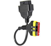 Goliton S-EOLF-B15 OBD2 OBDII Motorbike Motorcycle Diagnostic Cable Adaptor Compatible with Motorcycle Benelli Plug TUNE ECU Sagem ECU Bike motobike