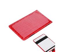 Gollf Pocket Scorebook - Compact Gollf Score Log, Handy Gollf Score Record Book | PU Leather Club Yardage Book with 2 Scorecards | Portable Scorecard Holder, Gollf Notebook for Men Women and