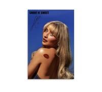 GOLLO Sabrina Poster Carpenter Short N' Sweet Music Album Cover Posters for Room Canvas Wall Art Bedroom Decor 16x24inch(40x60cm)