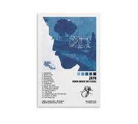 GOLLO Zayn Poster Room Under The Stairs Music Album Cover Posters for Room Canvas Wall Art Bedroom Decor 12x18inch(30x45cm), Unframe-style-4