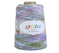 golo Cotton Cone Yarn 6/4 Cotton Yarn for Hand Knitting Crochet Yarn D207-Lavender