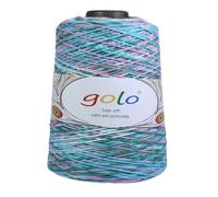 golo Cotton Cone Yarn 6/4 Cotton Yarn for Hand Knitting Crochet Yarn D227-Robin’s Egg Blue