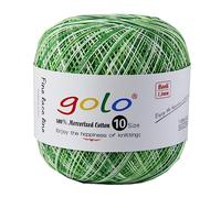 golo Crochet Thread Size 10 Yarn for Hand Knitting Lace Yarn Green-D266