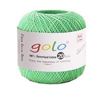 golo Crochet Thread Size 20 Yarn for Hand Knitting Embroidery Thread