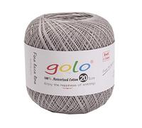 golo Crochet Thread Size 20 Yarn for Hand Knitting Embroidery Thread